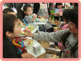 芹田東部こども園の姿勢